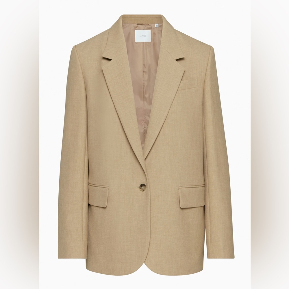 Aritzia Wilfred Generation Blazer Heather Seville Sz XS